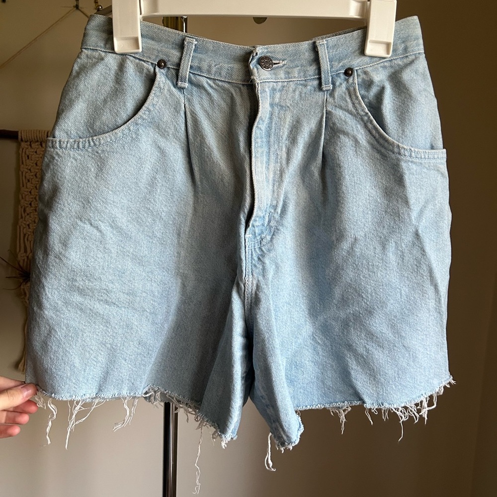 Light Blue Denim Women's Shorts